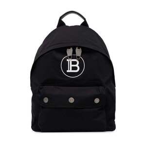 Balmain B-Back Black Nylon White Logo